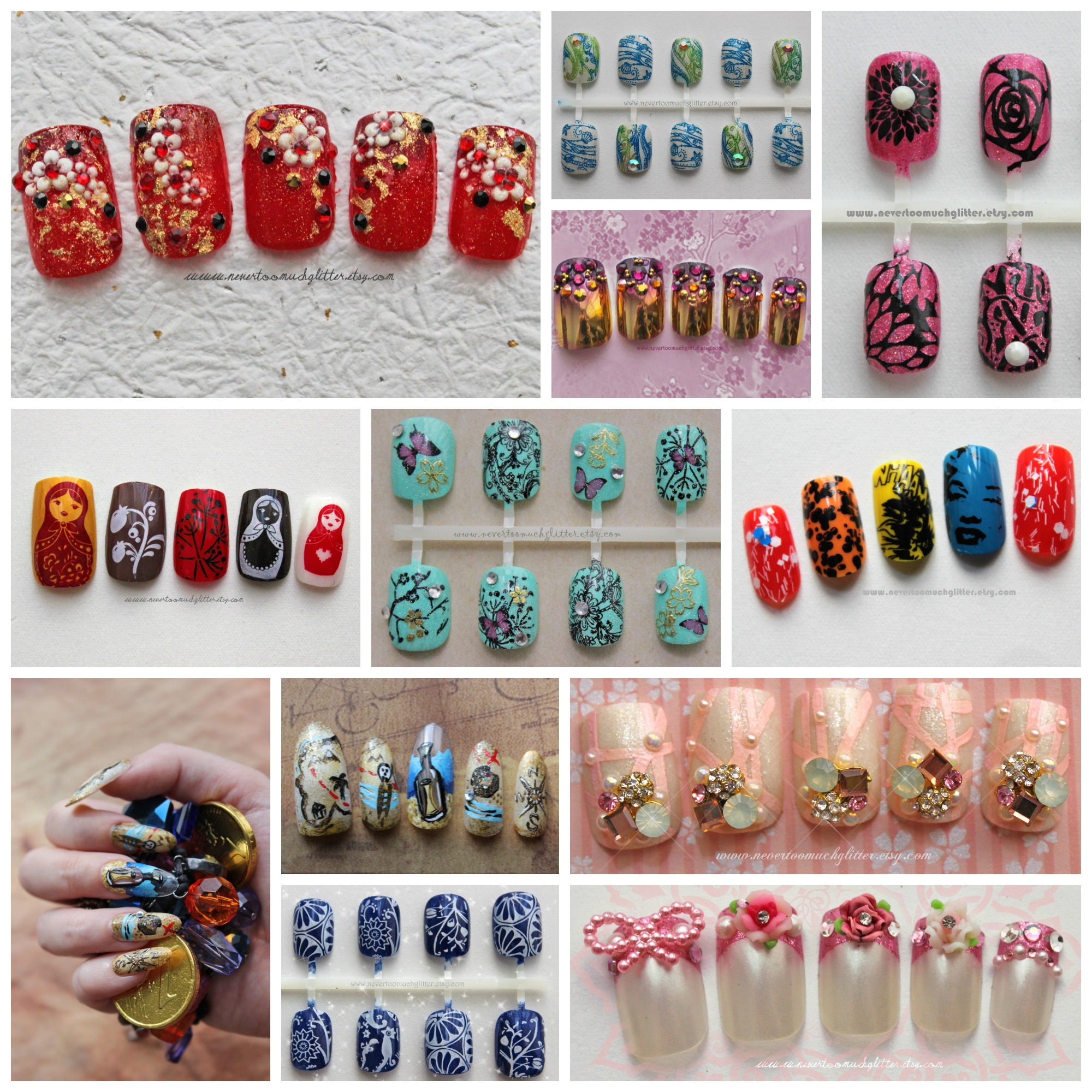 NAIL ART 2022 Colors Styles Shapes & Trends | eBay